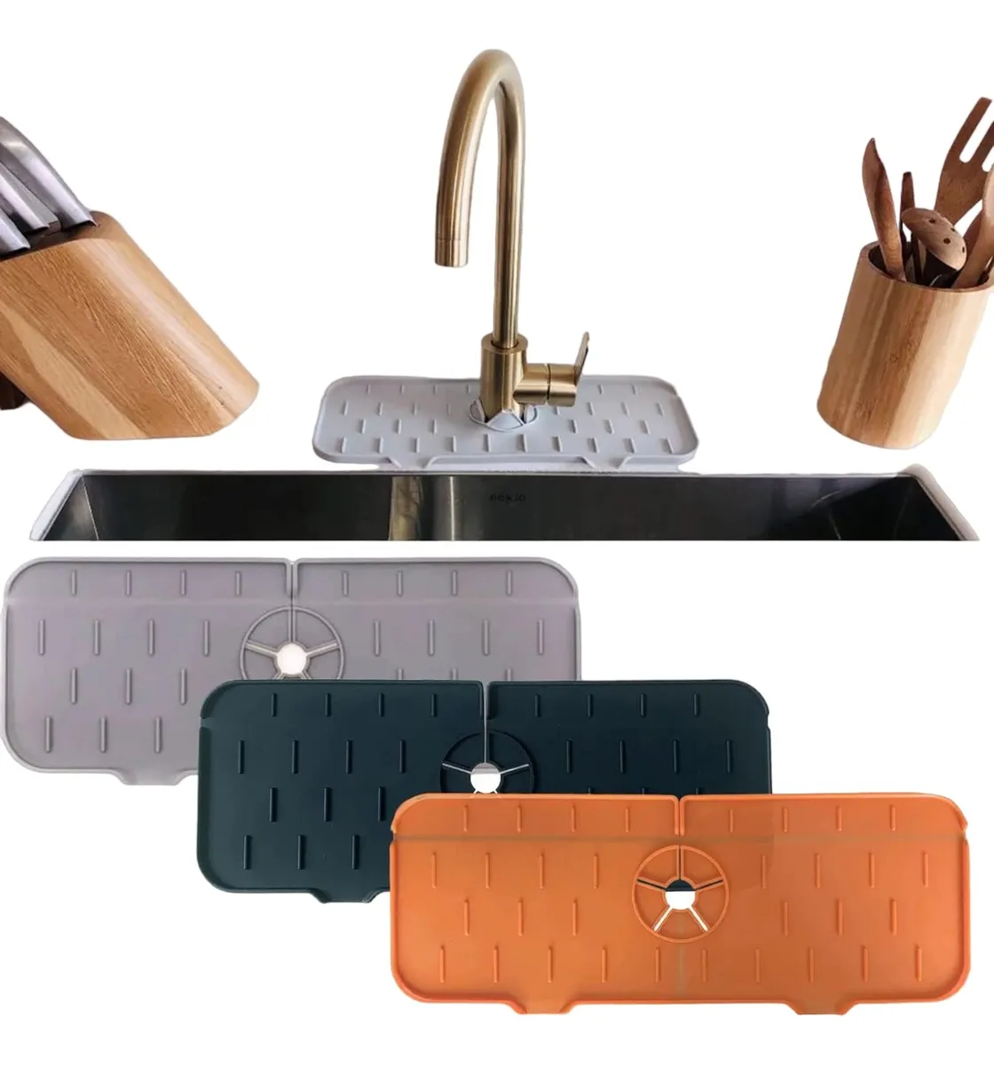 AquaShield™ Tapete Absorbente para Grifo